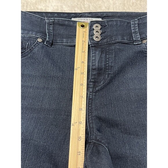 Torrid Womens Jegging Jeans SZ 16R Dark Wash Blue Denim 3 Buttons Jeans - Picture 11 of 12